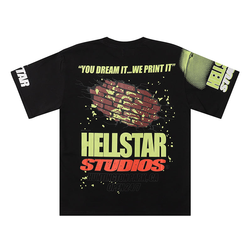Hellstar T Shirts Retro abstract print