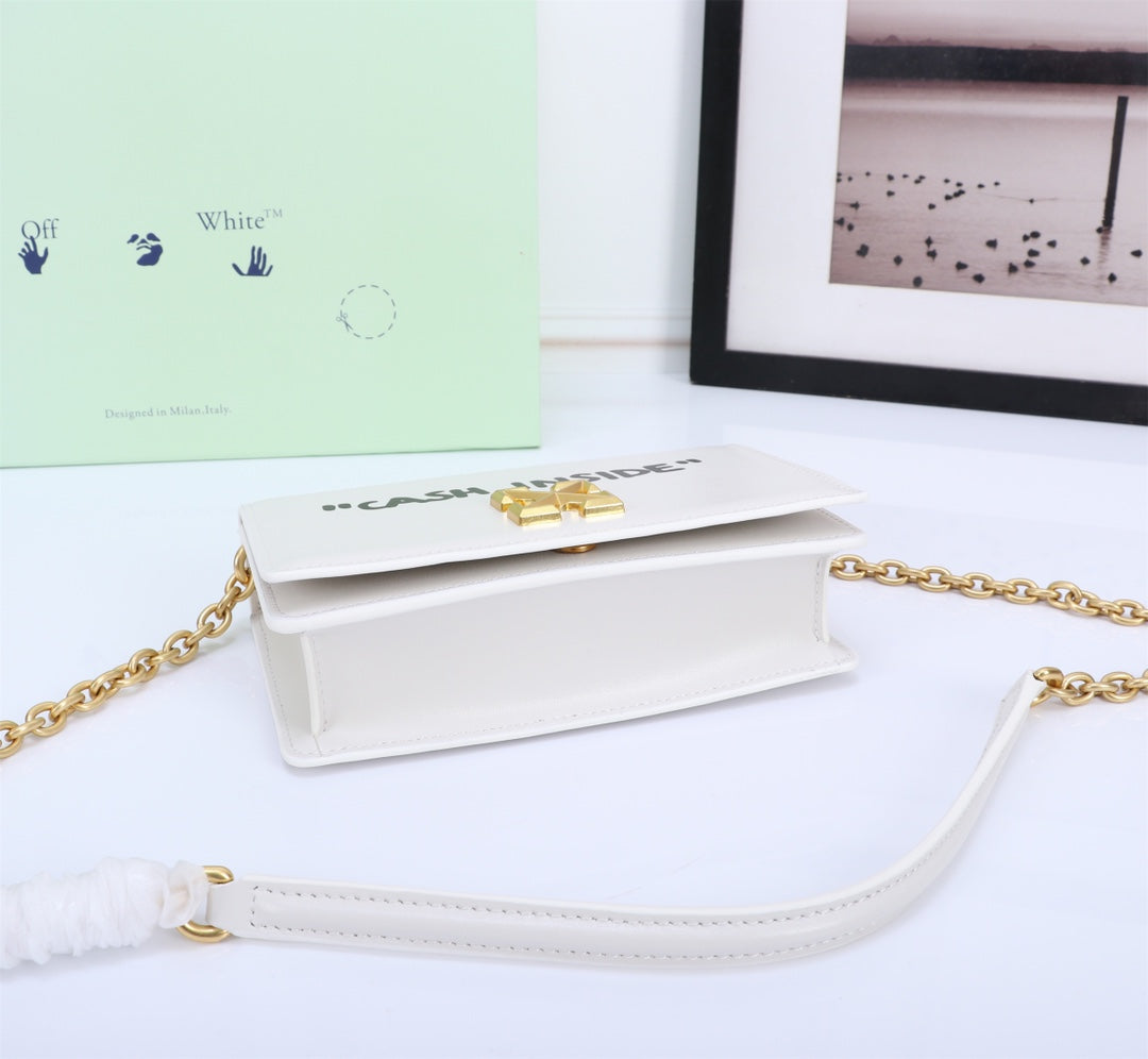 Off White Bag Casual Outdoor Convenient Tote Bag