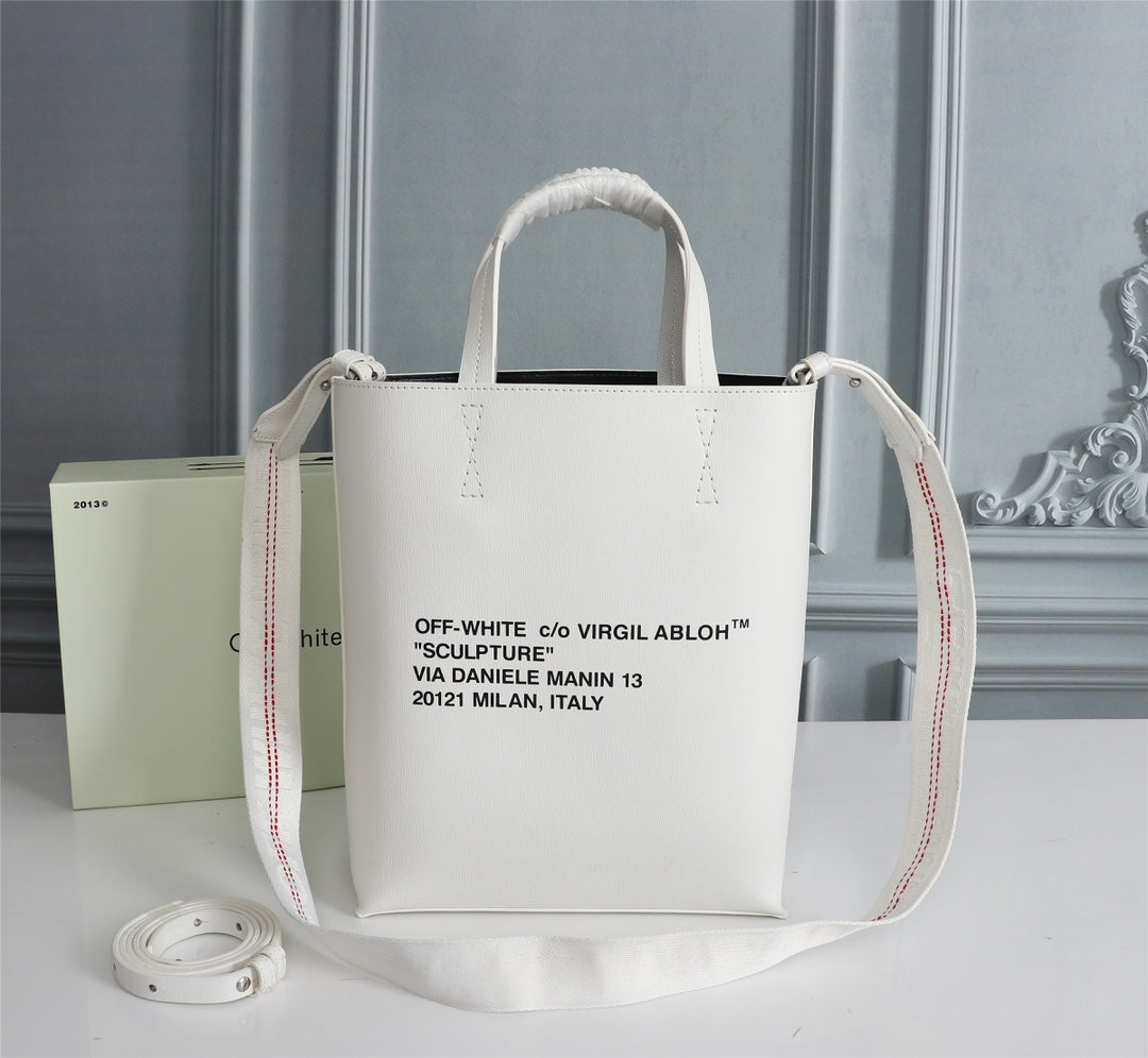 Off White Bag Casual Outdoor Convenient Tote Bag