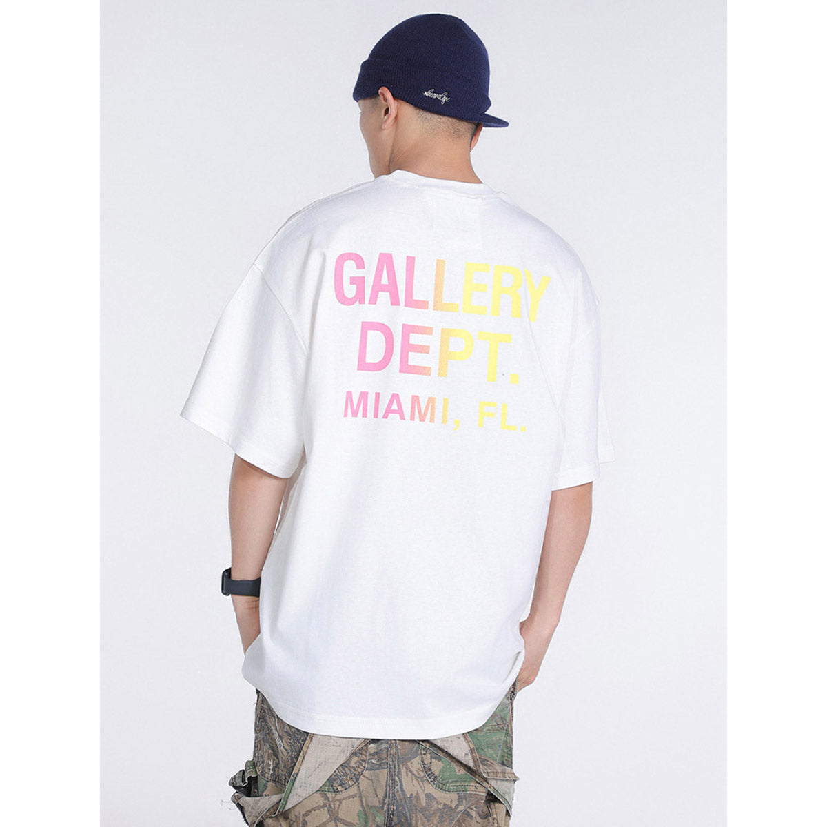 Unisex T-Shirts GALLERY DEPT Ink Splashing Hand-painted Loose T-shirt