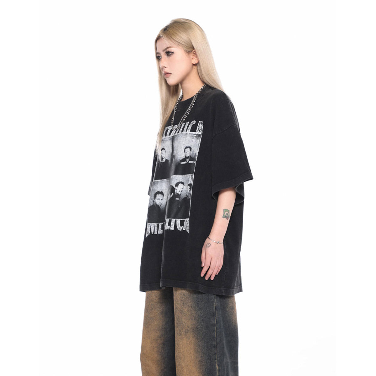 Unisex T-Shirts FOG Vintage Portrait Print Old Short Sleeves