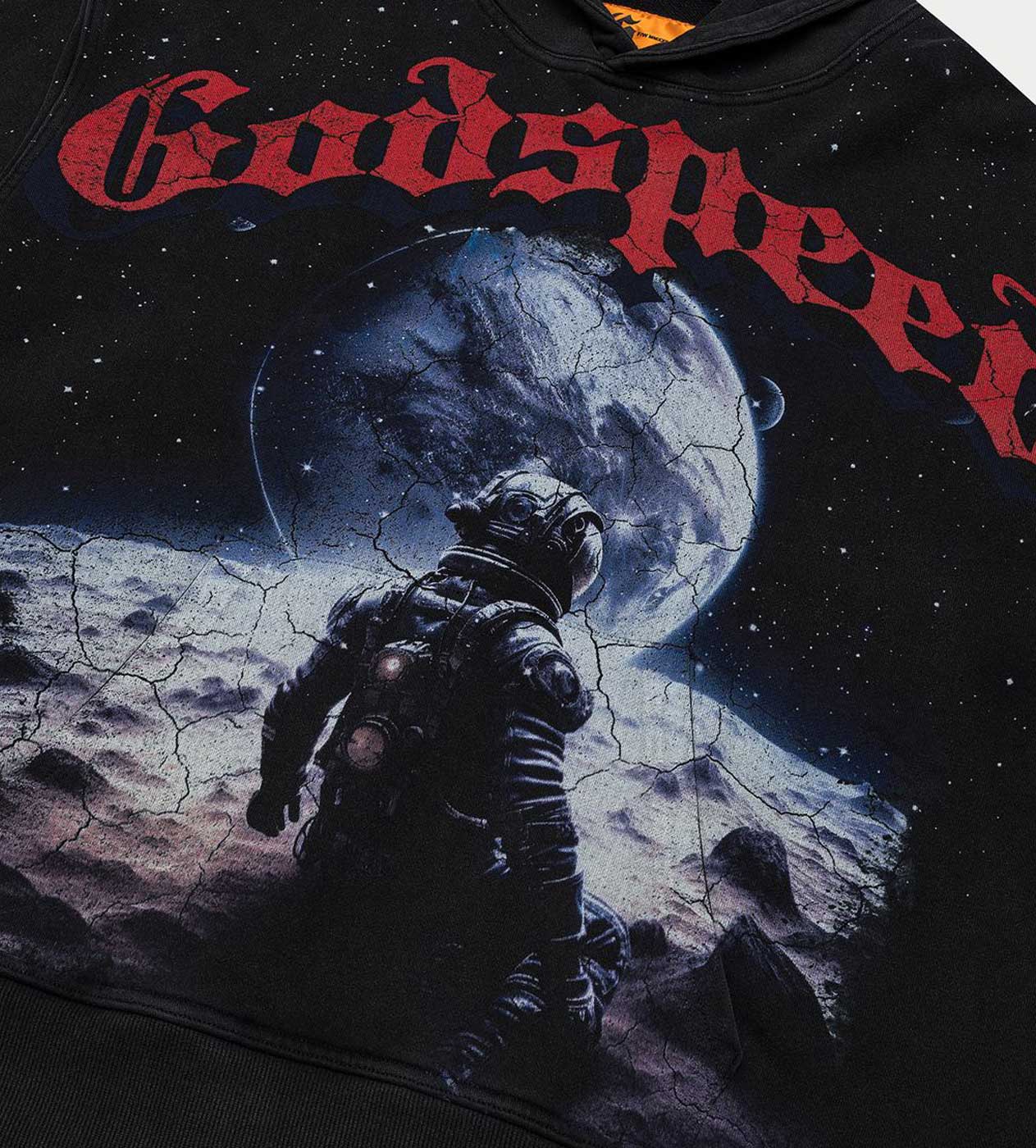 Godspeed No Looking Back Hoodie Black/Red