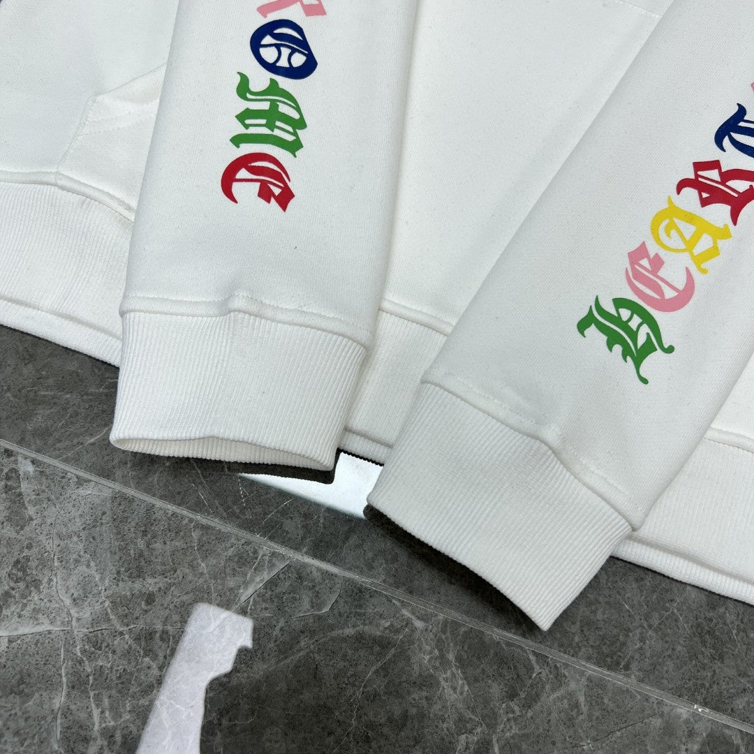 Chh Chrome Hearts Hoodie Classic Cross Scroll Letter Color Hooded Sweater