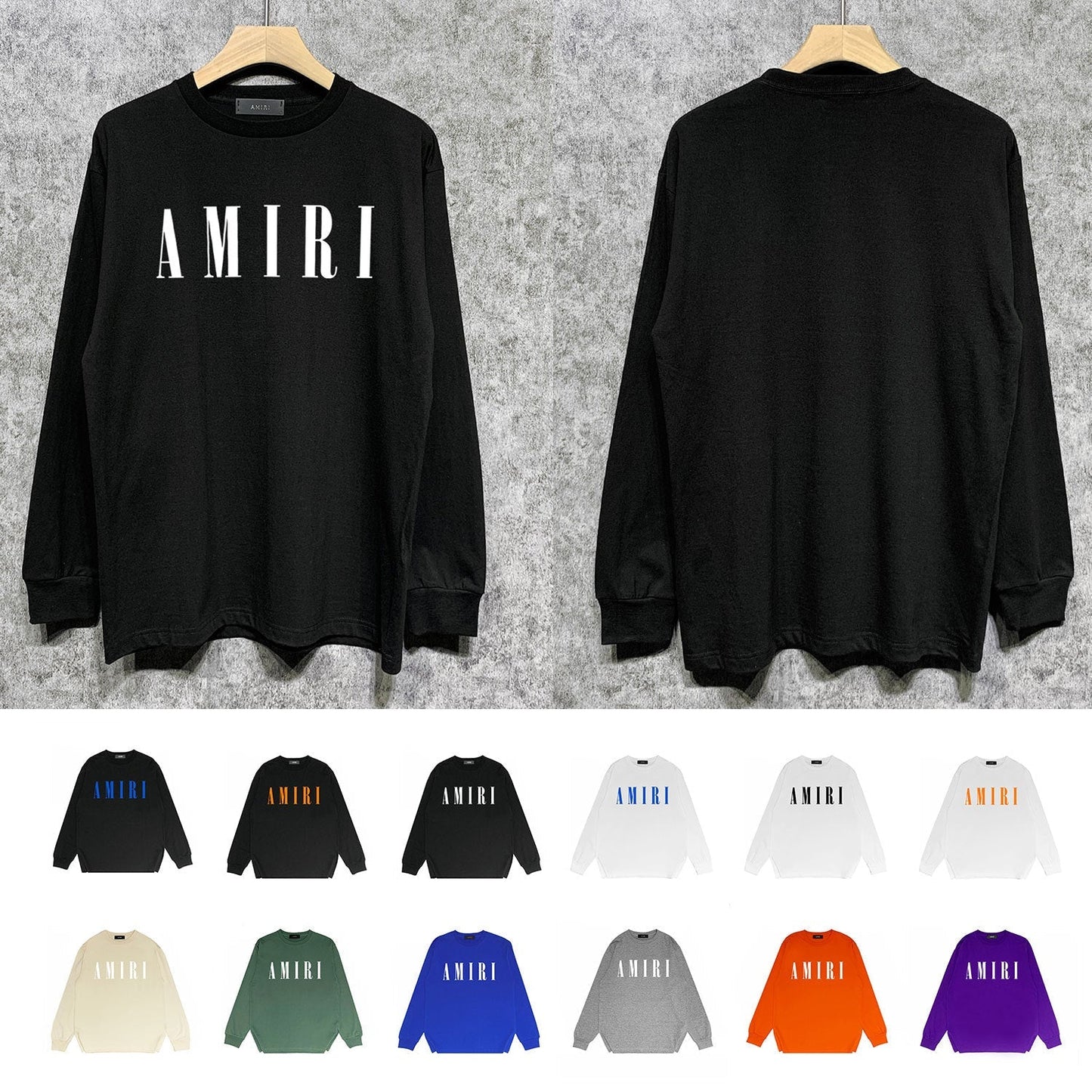 Amiri Sweatshirt Long Sleee Shirts