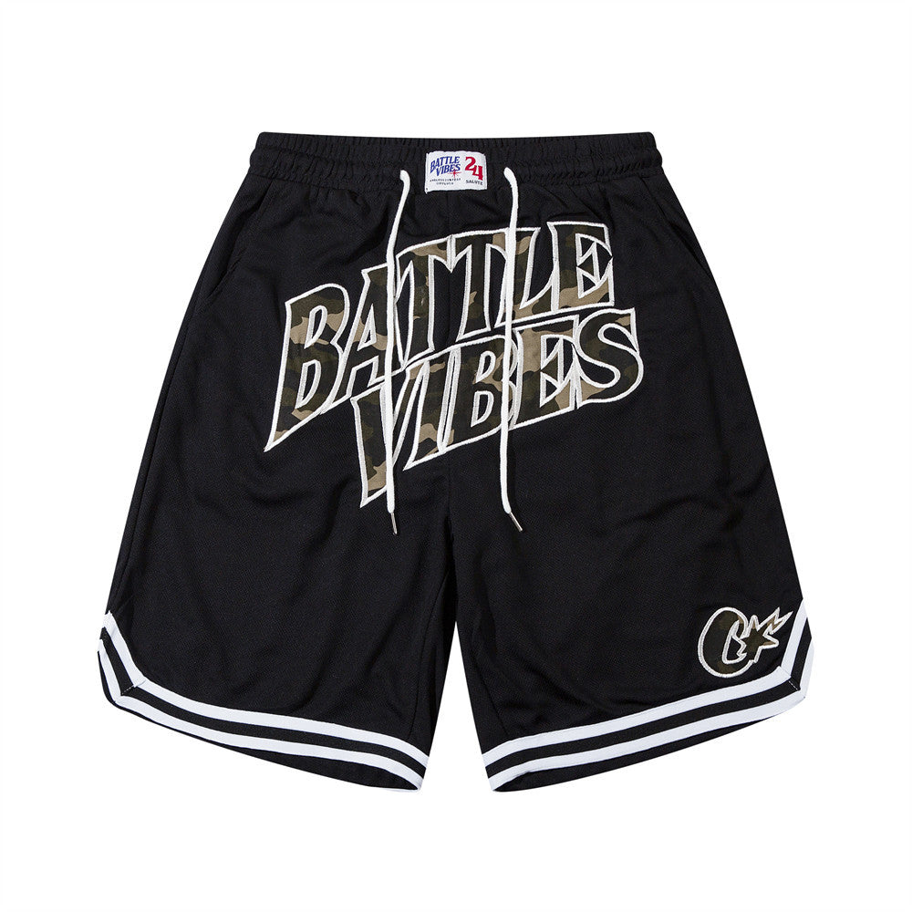 Men Shorts Casual Sports Shorts Embroidery