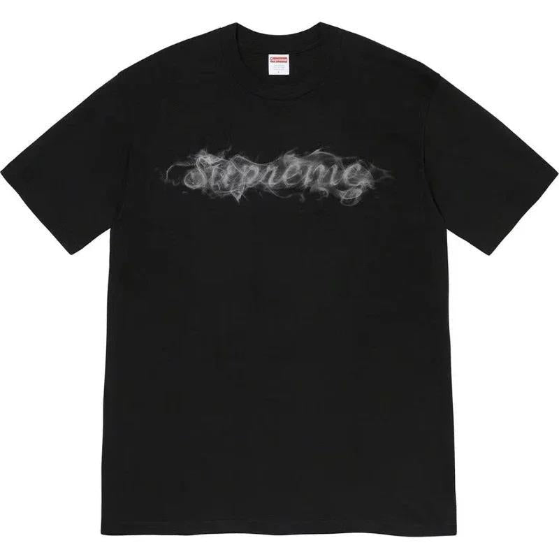 Supreme Men's Alphabet Cartoon Printed Cotton T-shirt Couple