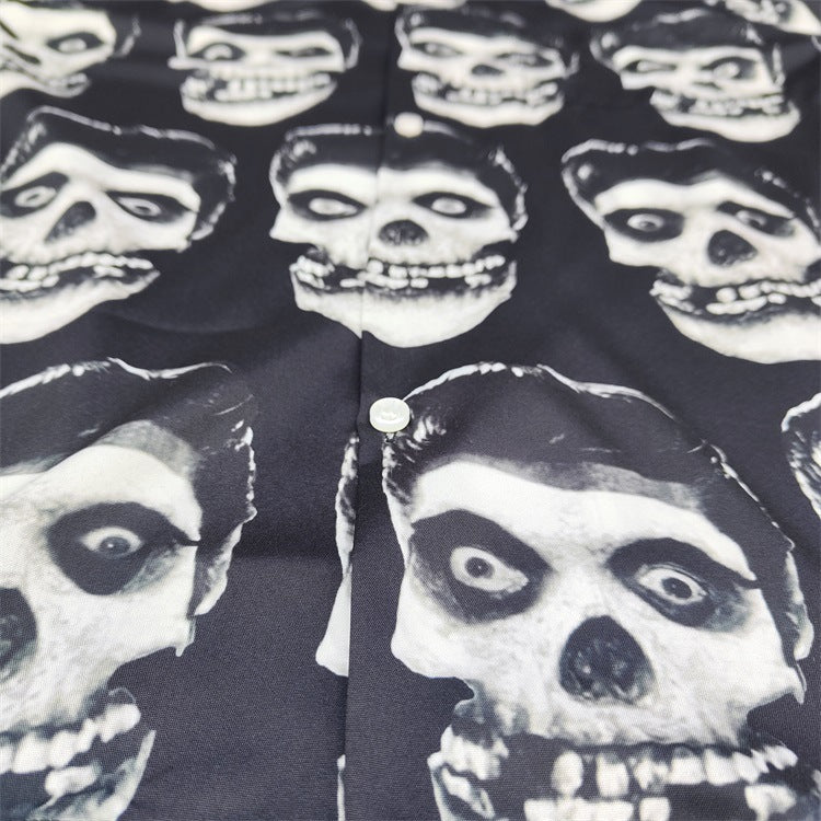 GUILTYPARTIES TIGER Shirts x WEIRDO DAVE Portfolio Skull Short Sleeve Shirts