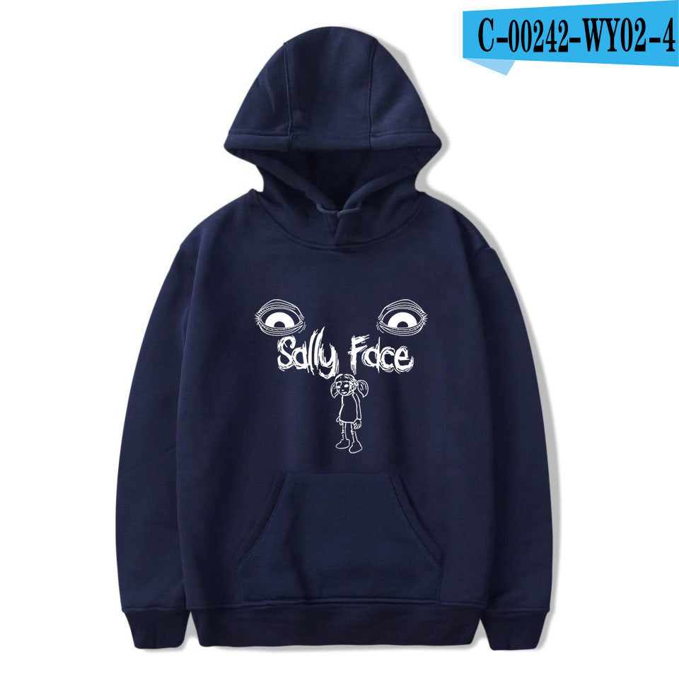 Sally Face Hoodie Game Character Printing Fashion Personality