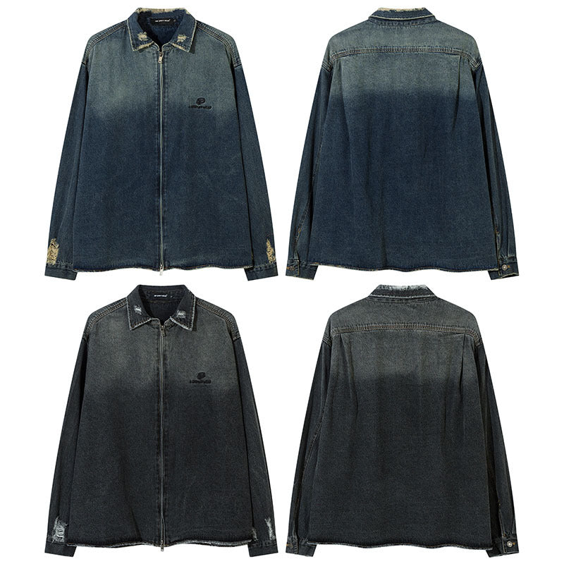 Unisex Vintage Shirt Jacket Men's Autumn Jacket