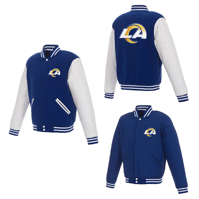 MLB Hoodie Men's Jacket Double-sided Baseball Uniform