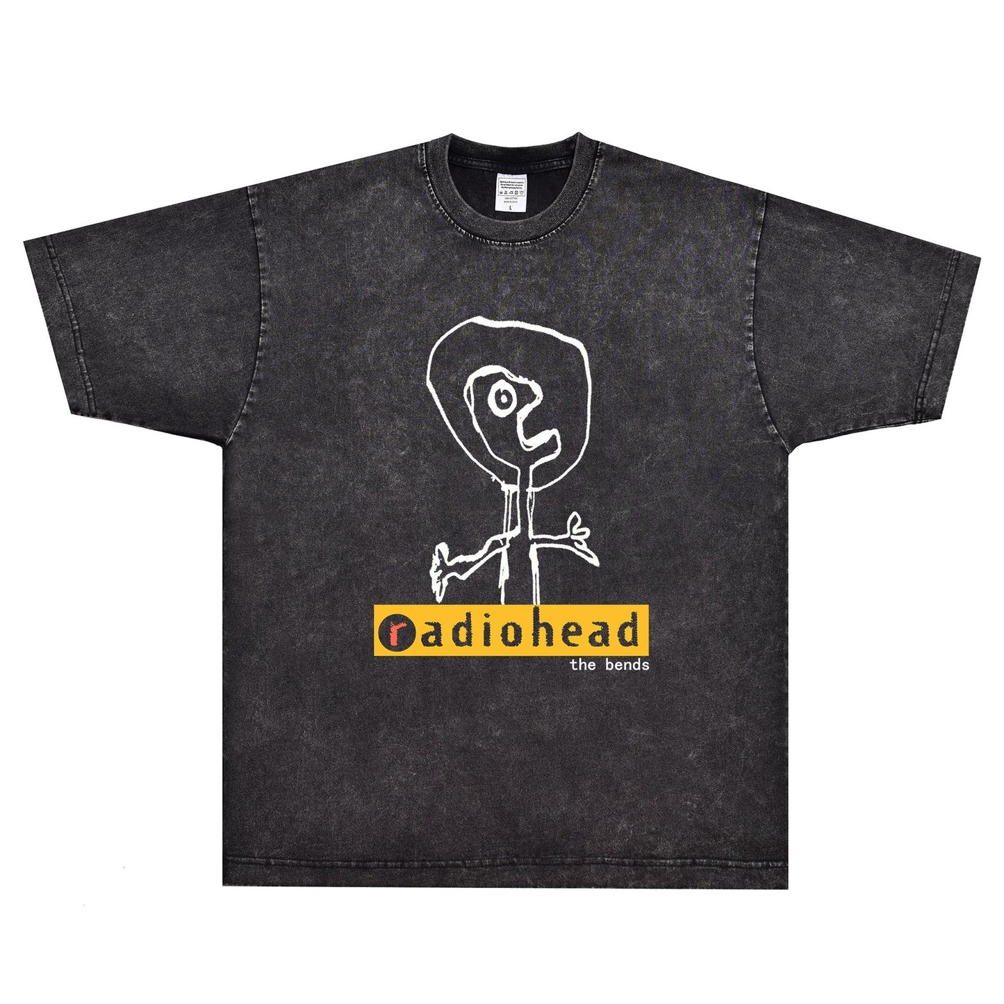 Rock Star T Shirt Radiohead High and Dry Rock American Street Loose Short Sleeve