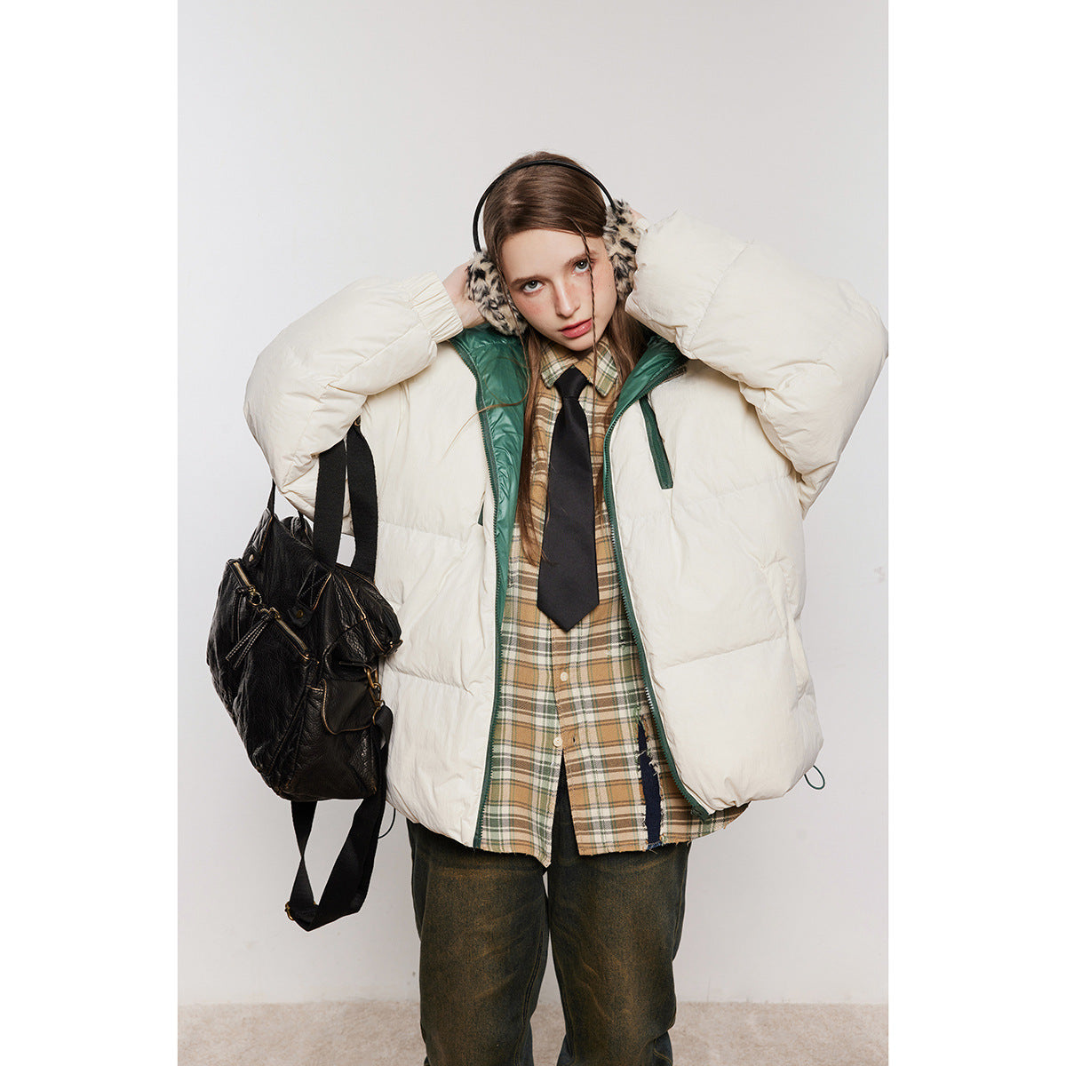 Unisex Coat Vintage Winter Coat Men's and Women's Cotton-Padded Coat