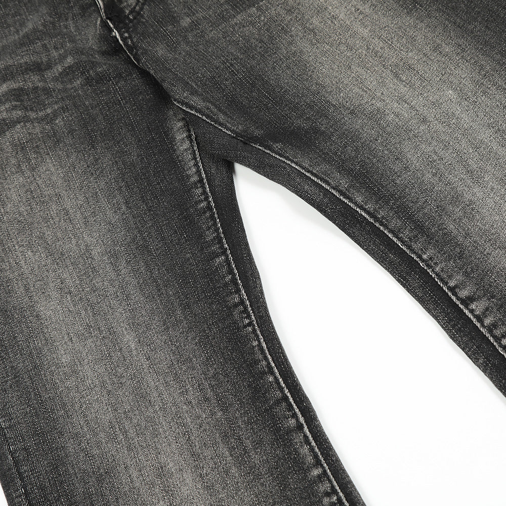 Women Pants Frayed Skinny Jeans Wide Leg Pants Flared Pants