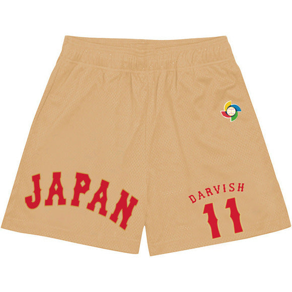 MLB Shorts WBC Otani Shohei No. 16 Ball Shirt Shorts Men's Summer Beach Pants Sports