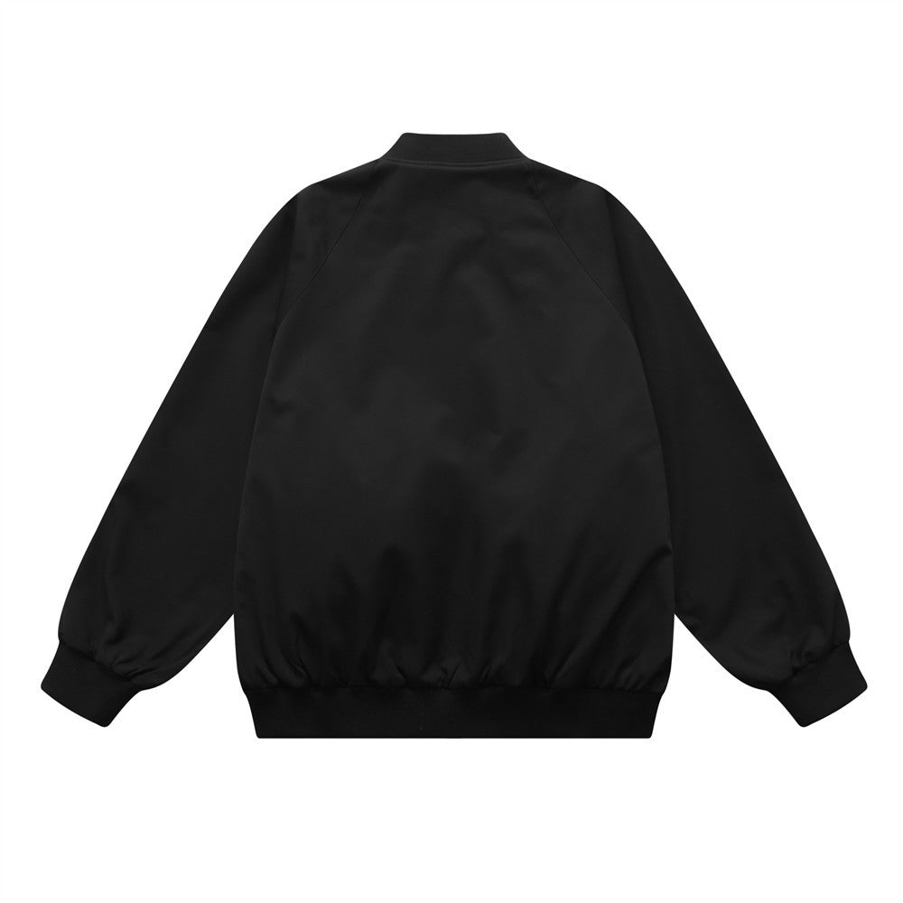 Men Jacket Coat Color Contrast Patchwork Baseball Uniform Jacket Men's Ins Baggy Coat Spring and Autumn