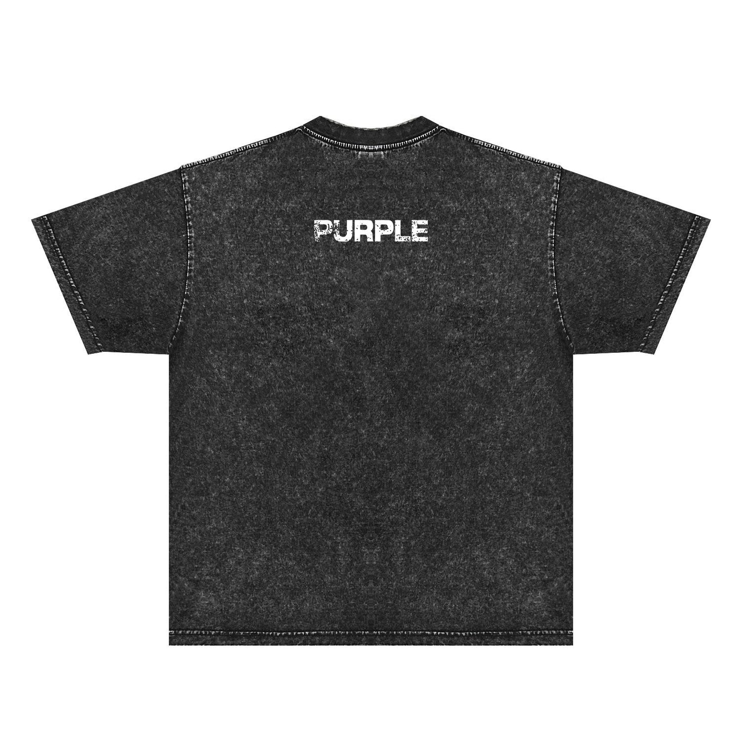 Purple Brand Distressed T Shirts Short Sleeve