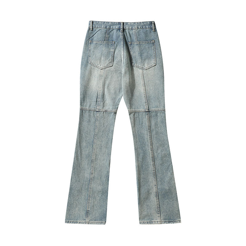 Men Jeans Vintage Flared Jeans