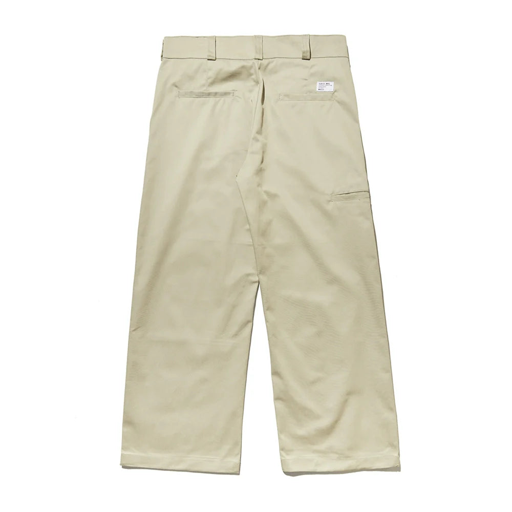 Men Sweatpants Simple Solid Color Straight Cargo Pants Loose Wide Leg Casual Trousers