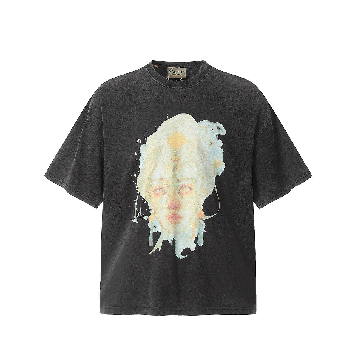 Unisex T-Shirts GALLERY DEPT Vintage Old Goddess Print Printed Loose T-Shirt
