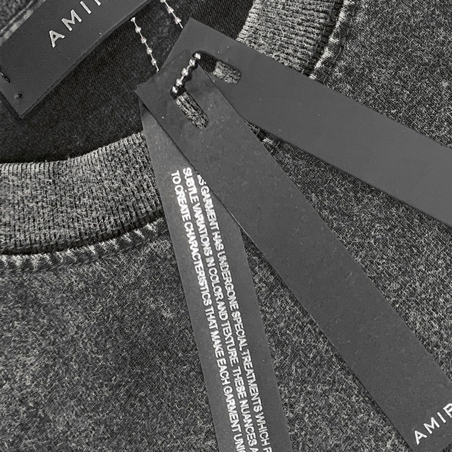 Amiri Long-Sleeve Shirt Vintage Distressed Long Sleeve T-shirt