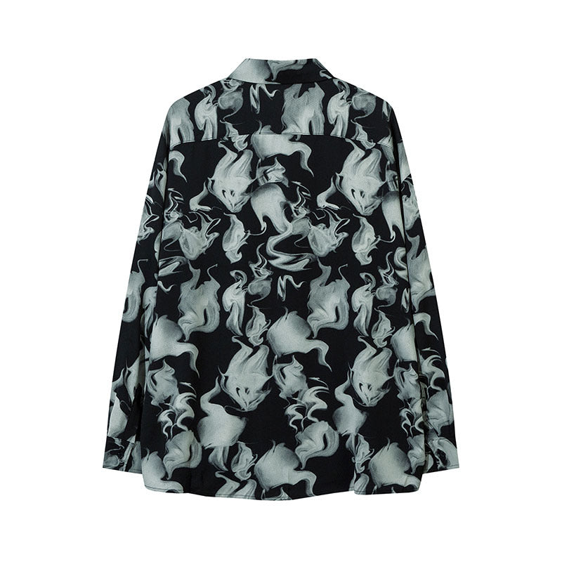 Unisex Vintage Shirt Long Sleeve Shirt Long Sleeve Jacket