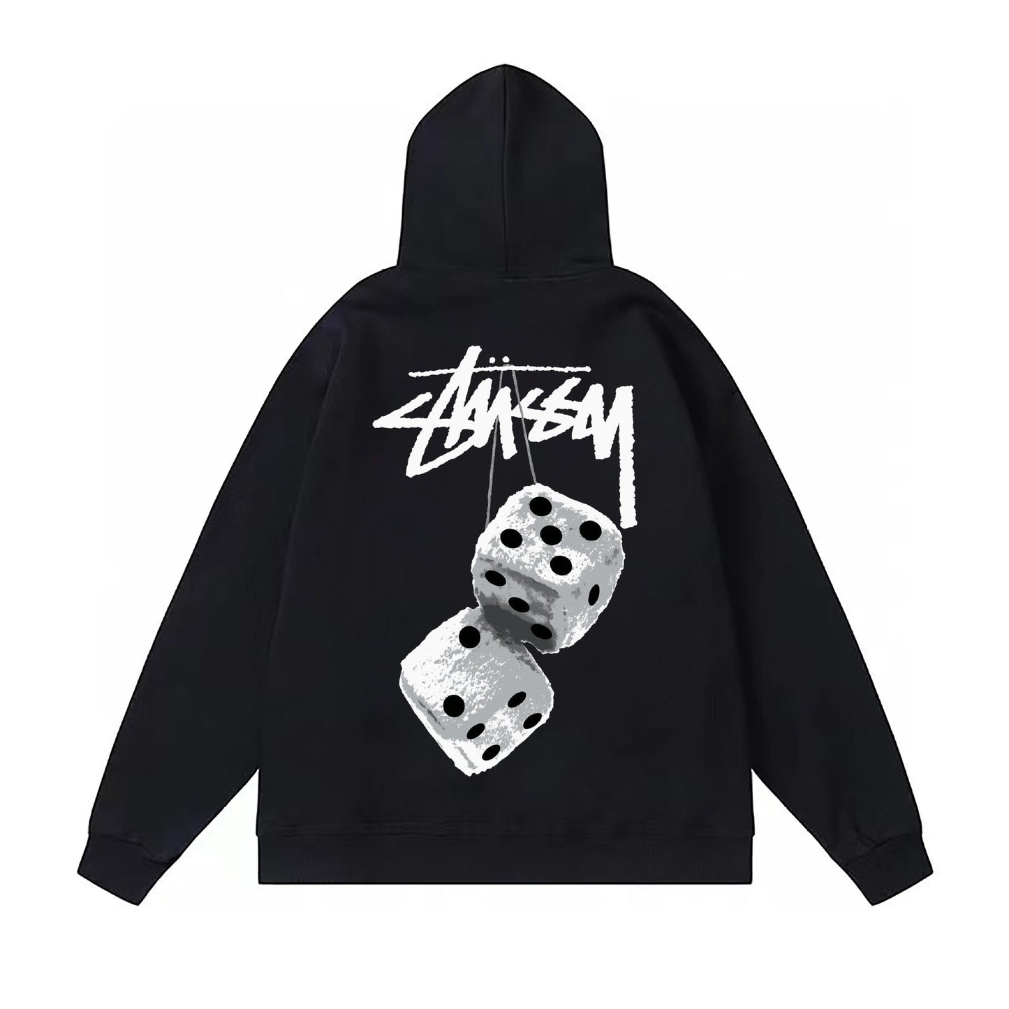 Stussy Hoodie Fall/Winter Fleece Hooded Sweater