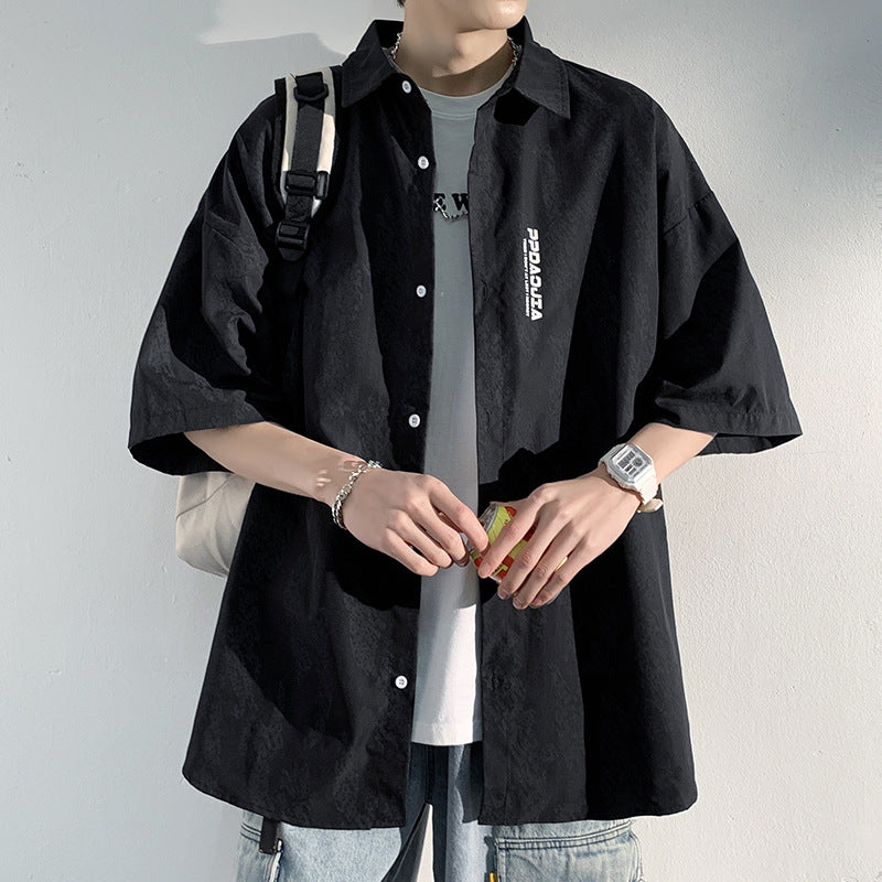 Men Shirts Summer Loose plus Size Casual