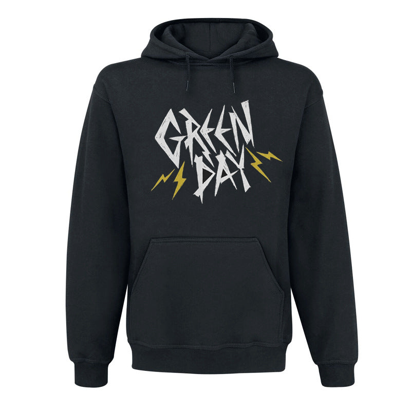 Green Day Hoodie Rock Loose