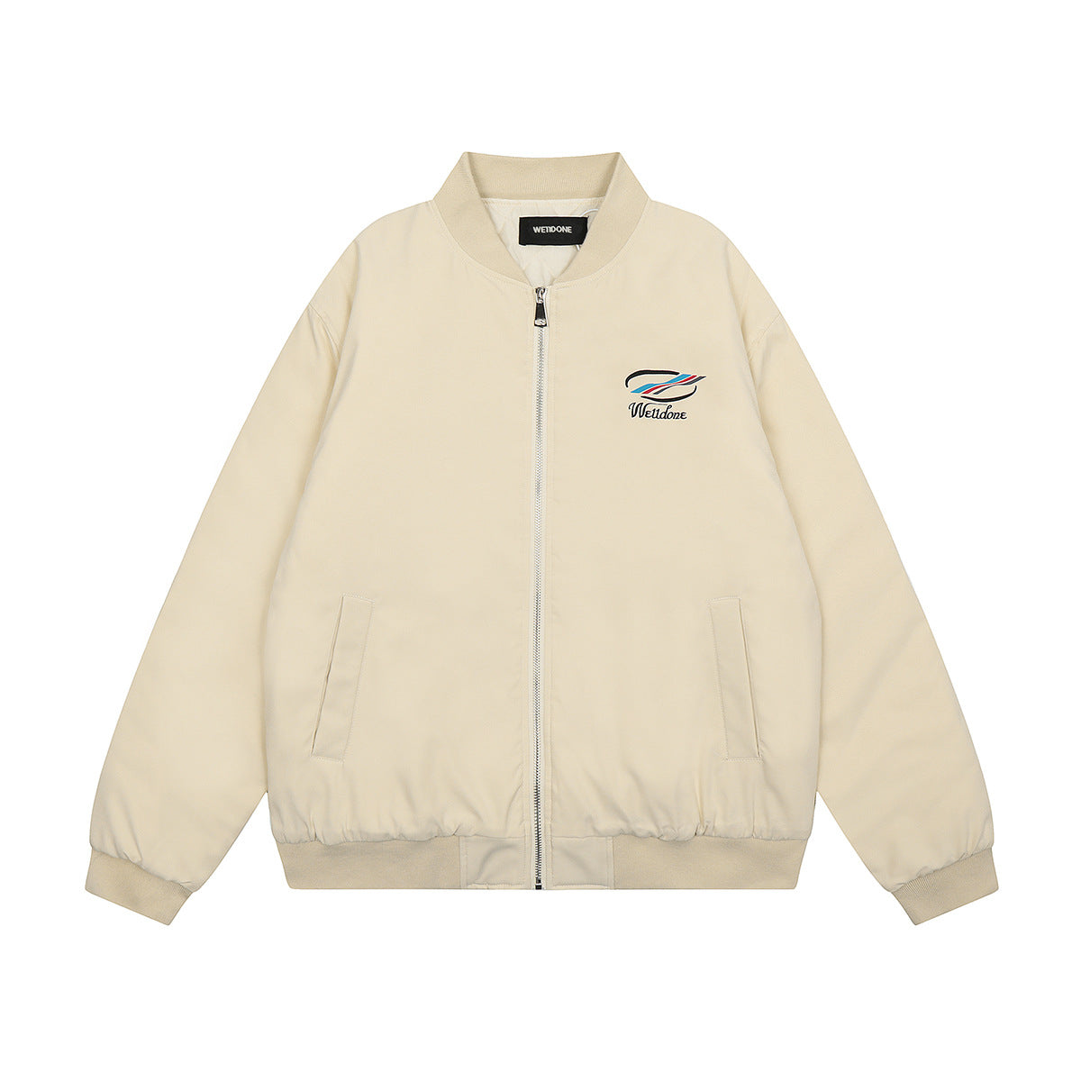 Unisex Baseball Jersey We11done Simple Loose Casual Jacket