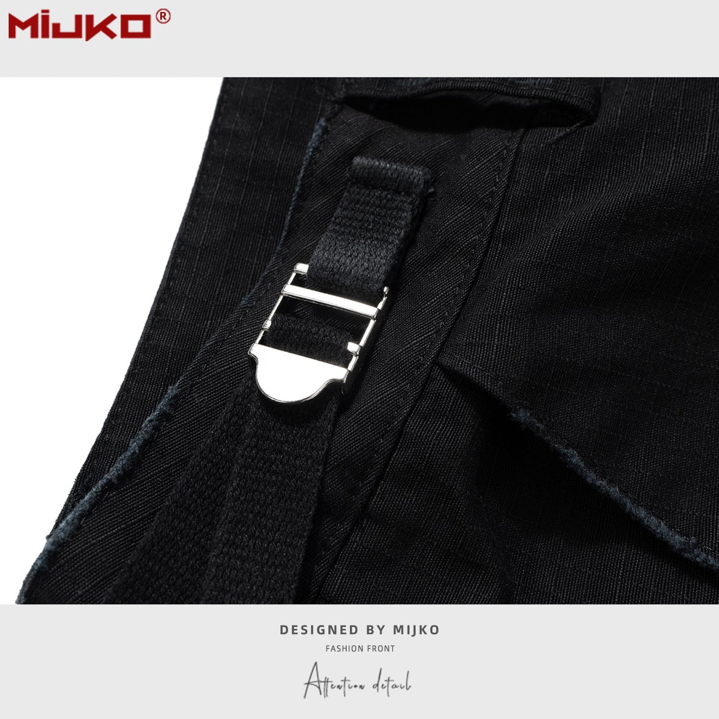 MIJKO Mens Shorts Casual Shorts Frayed Shorts