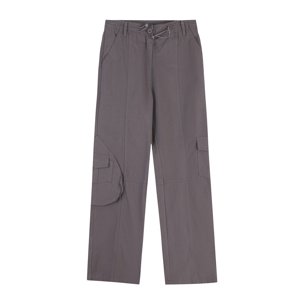 Men Sweatpants Casual Trousers Men's Loose Straight Wide Leg Pants Sports Overalls