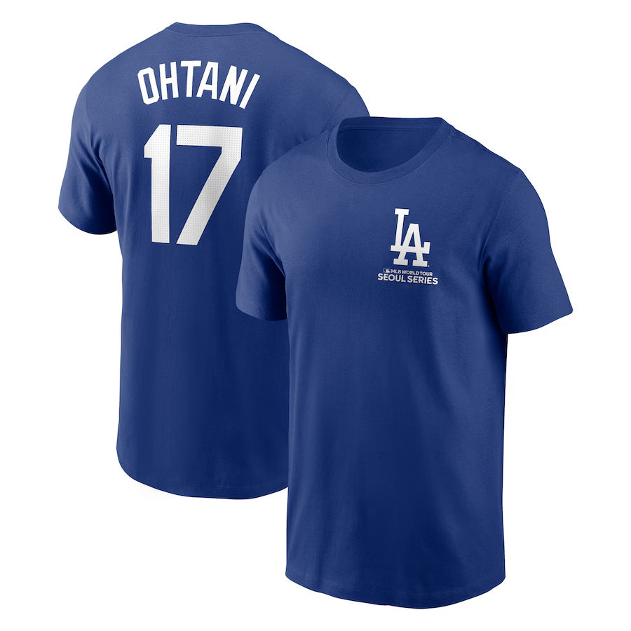 MLB T-Shirts MLB Dodge Priest T-Shirt Otani Shohei Ball Jacket Short Sleeve T-Shirt