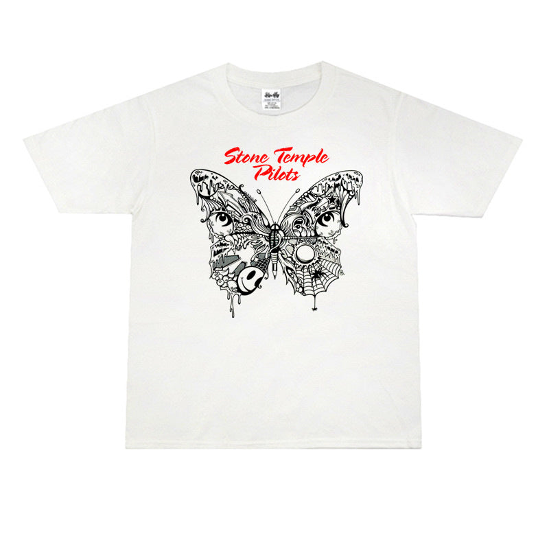 Rock Star T Shirt Stone Temple Pilots Band Washed Distressed T-shirt