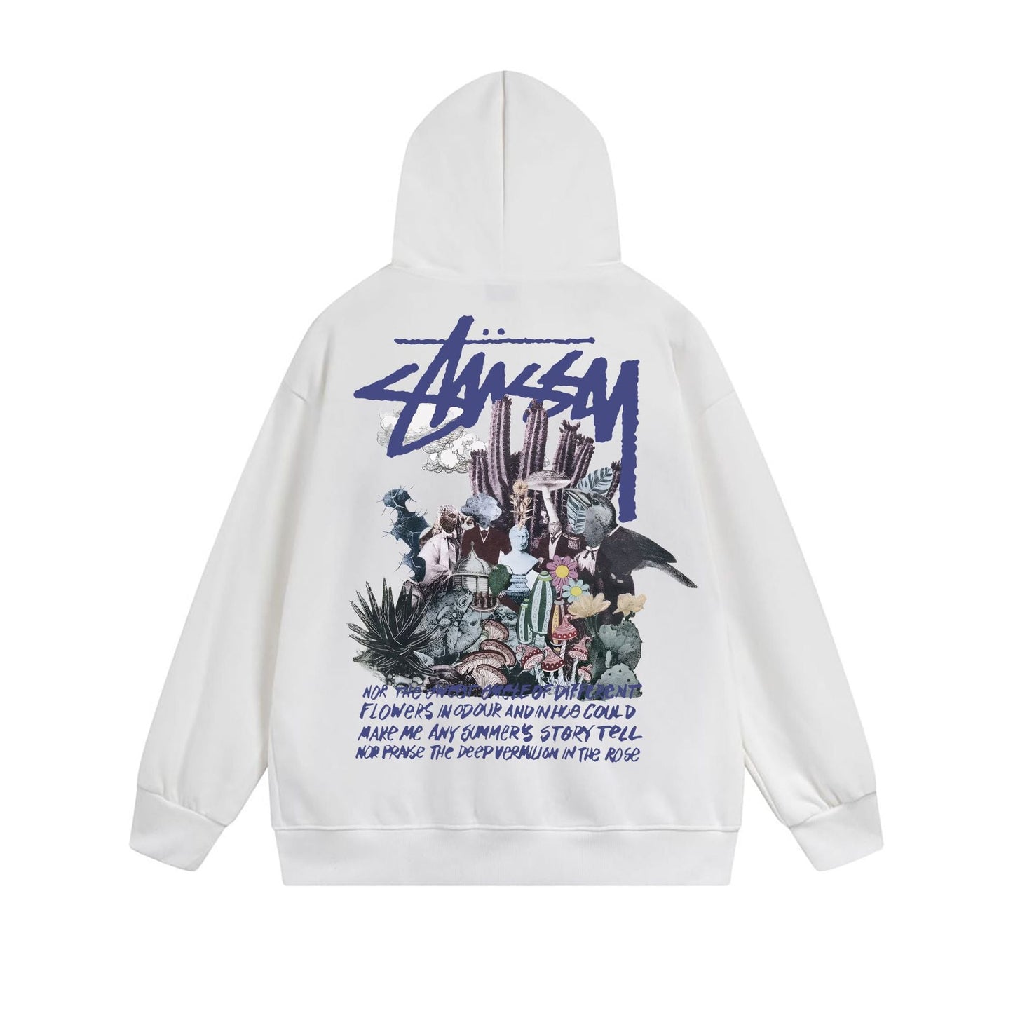 Stussy Hoodie Zip Cardigan Hooded Sweater