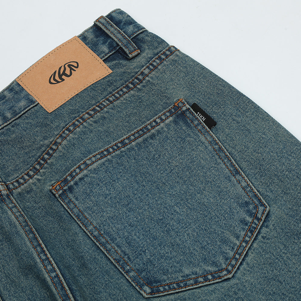 Men Jeans Loose Casual Trousers