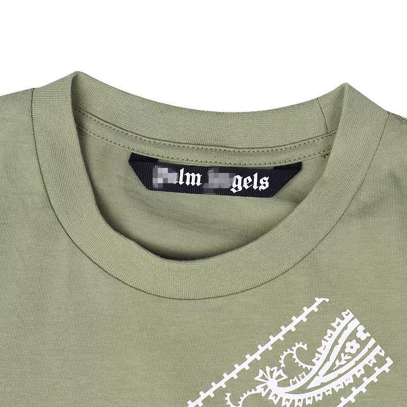 Palm Angle T Shirts Retro Loose Couple