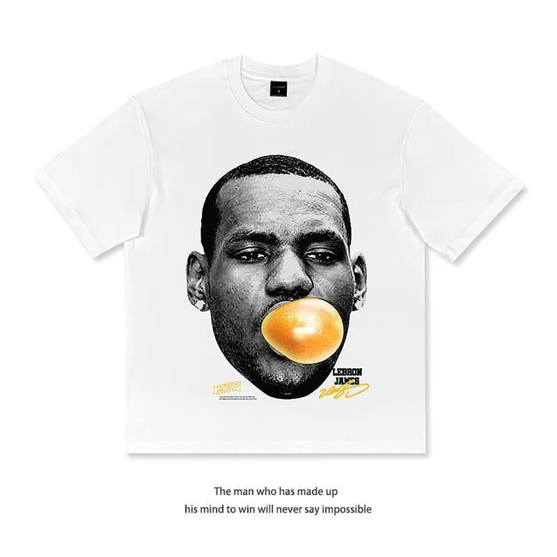 Star T-shirt James 3-ball Curry Booker Morant Oubre American