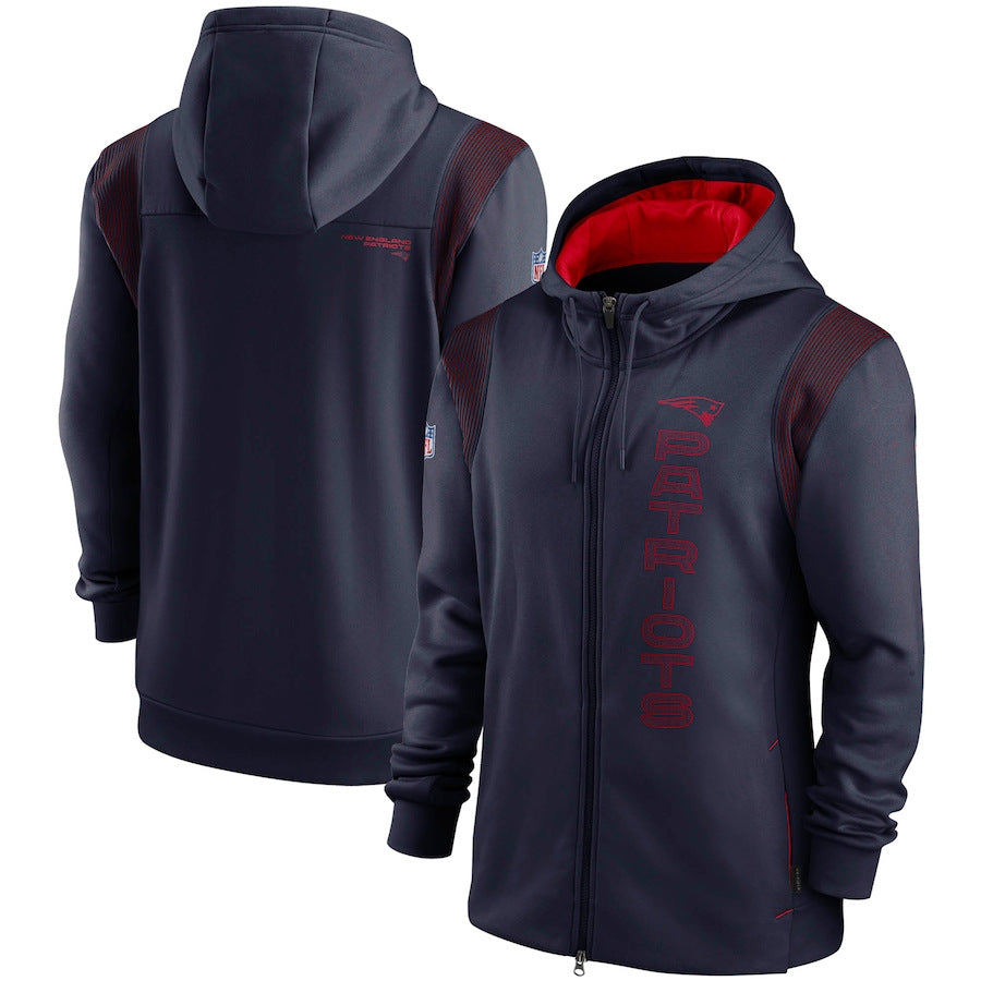 NFL Hoodie NFL Football Jacket Men's Cardigan Zip Hoodie