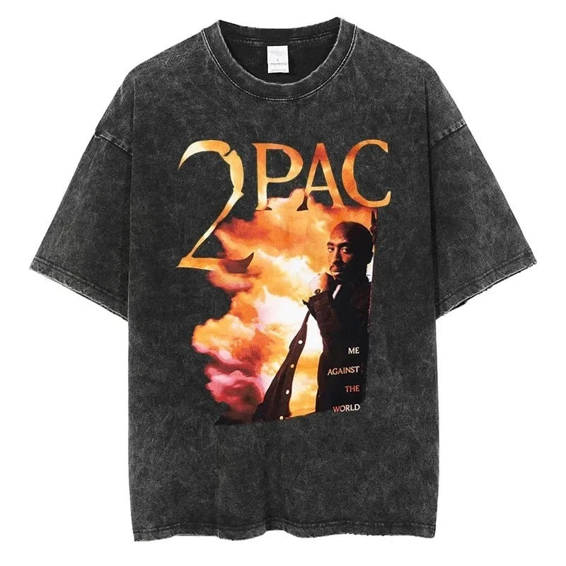 T-shirts Quality Cotton Vintage T shirt Y2K Haraju