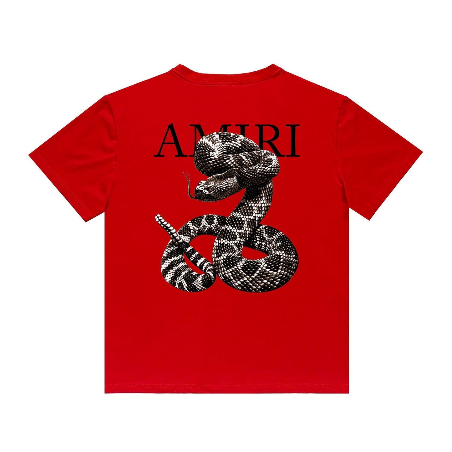 Amiri T Shirt Printed Casual Hip Hop round Neck Short Sleeve T-shirt