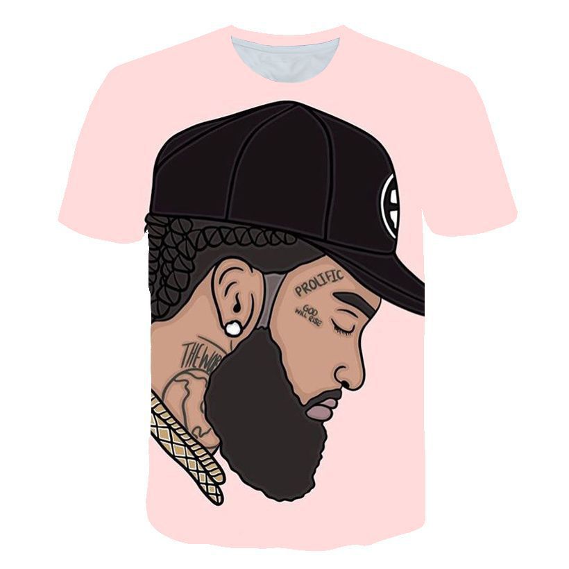 Nipsey Hussle T Shirts Rapper 3D Digital Printing