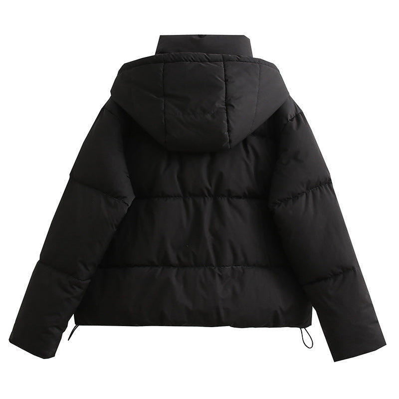 Women Cotton Coat Simple Casual Cotton-Padded Jacket Loose