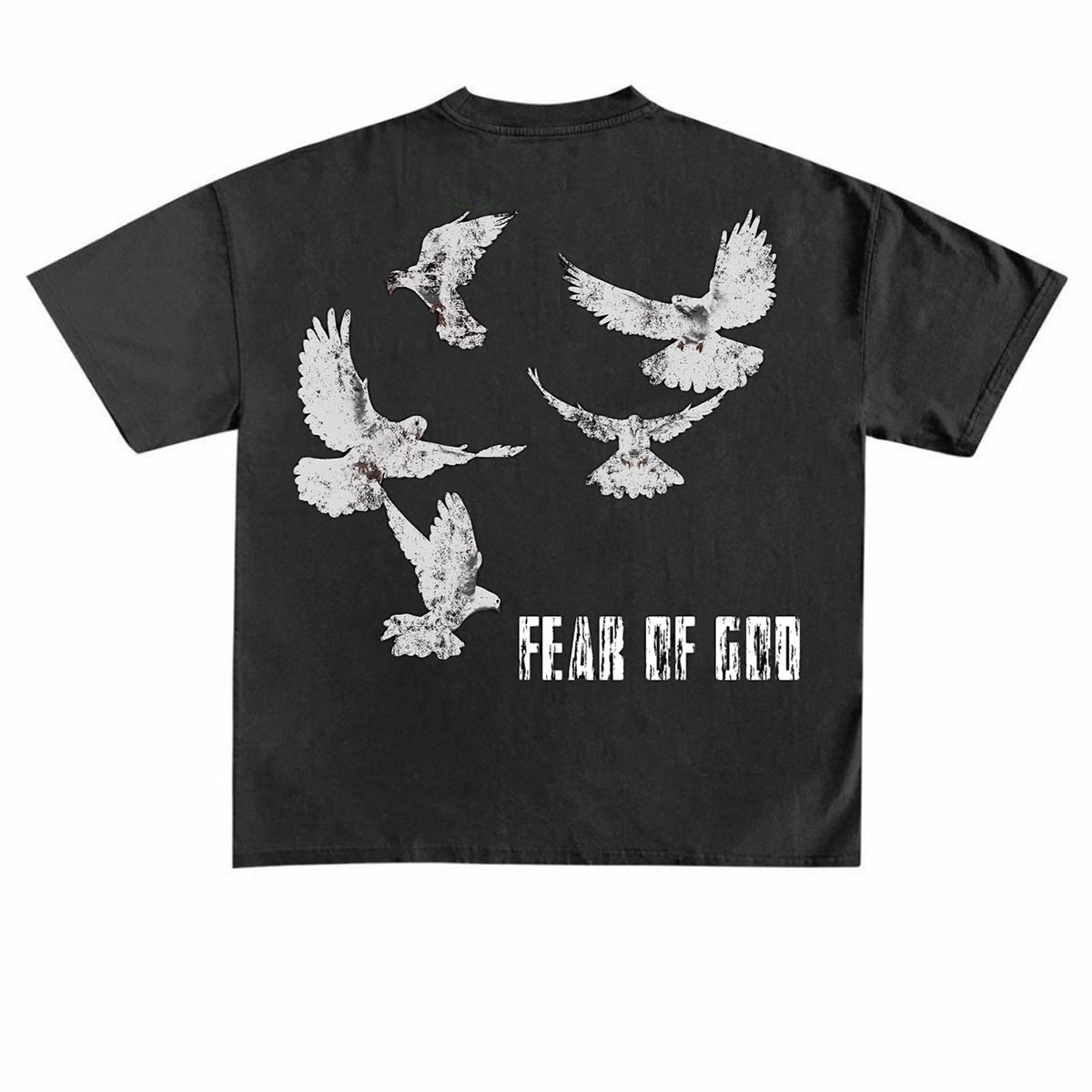 Unisex T-Shirts SAINT MICHAEL & FOG Eagle Print T-Shirt