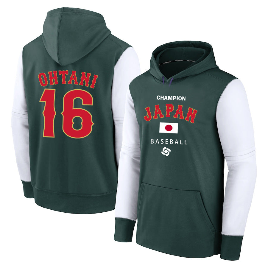 MLB Hoodie WBC Japan Shohei Otani 1 sweater baseball jersey hoodie (Part 2)