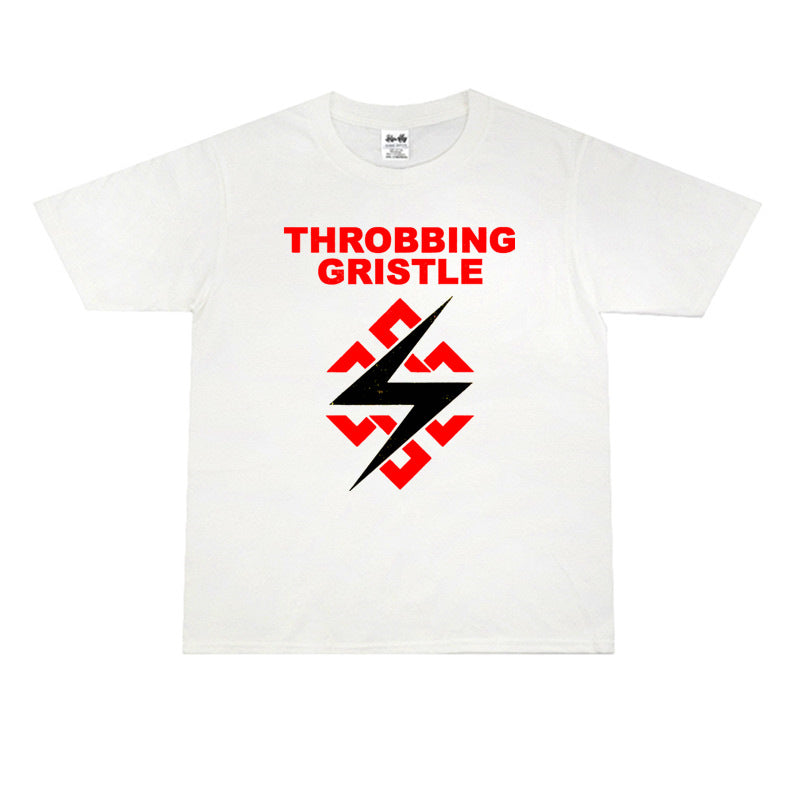 Rock Star T Shirt Experimental Music Industrial Rock Throbbing Gristle Printed T-shirt Men and Women