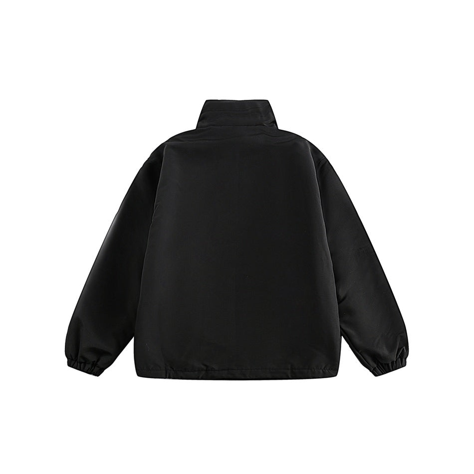 Unisex Coat Leisure Loose Stand Collar Coat Winter