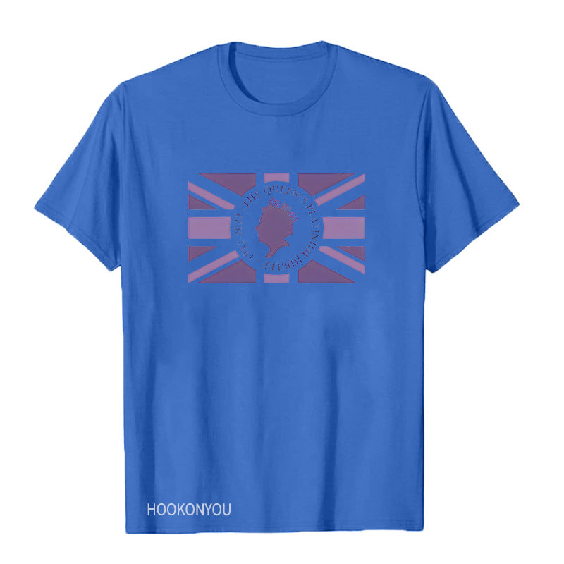 Inspired by Queen's Platinum Jubilee 2022 Elizabeth 70 Years T-shirt Graphic Print Crew Neck Short Sleeve