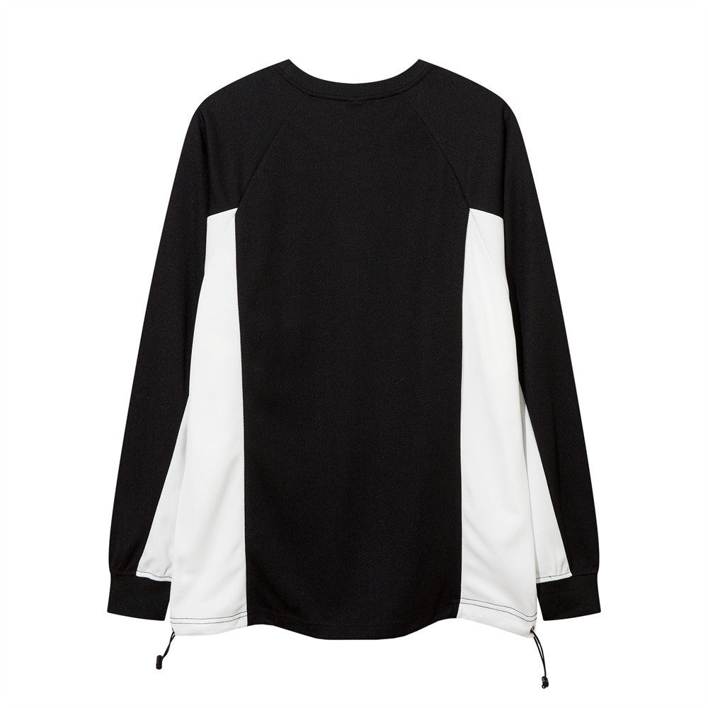 Men Long Sleeve T-shirt Racing Suit Mesh Quick-Drying Sports