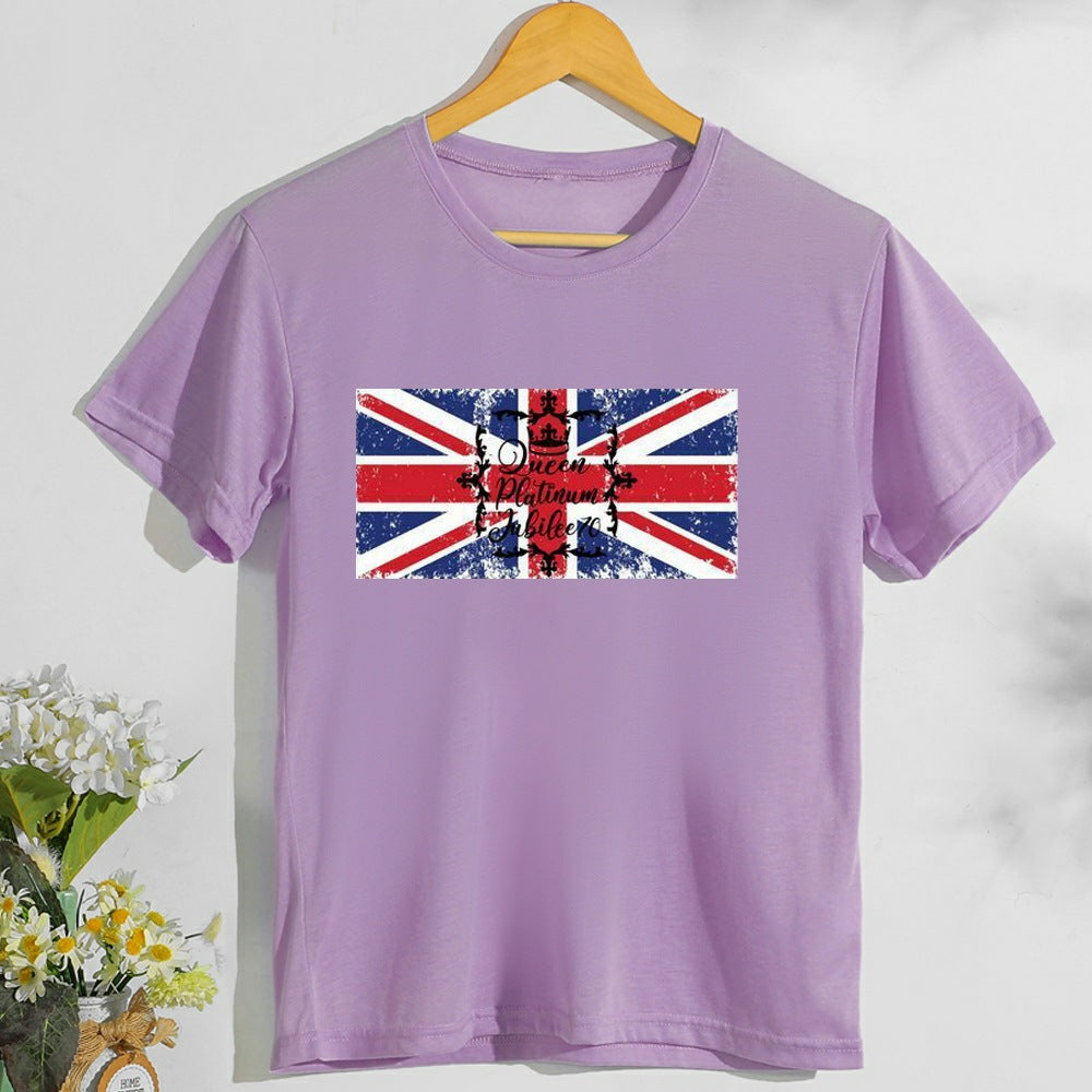 Inspired by Queen's Platinum Jubilee 2022 Elizabeth 70 Years T-shirt T-shirt plus Size Loose