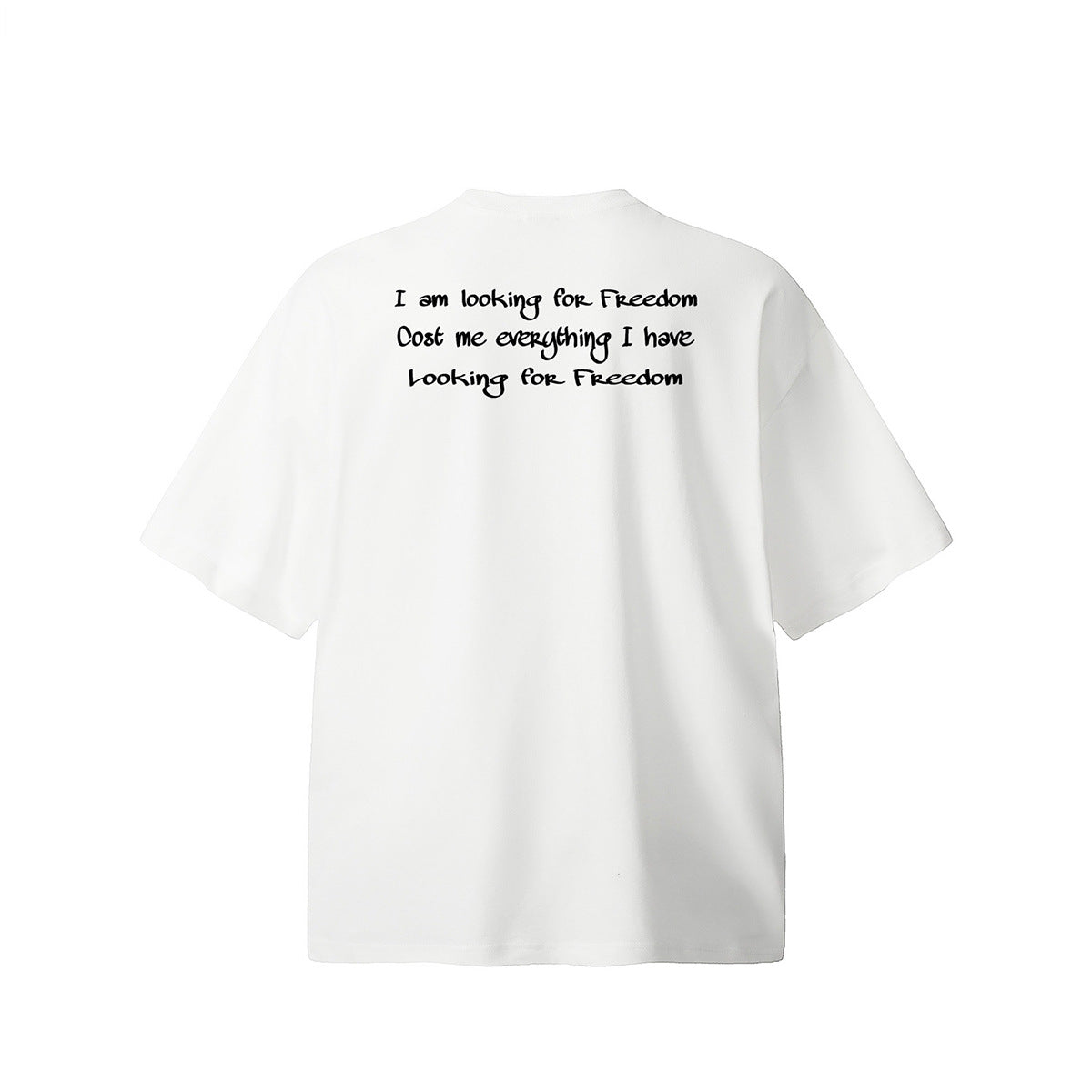 Unisex T-Shirts Vintage Pursuit Free Print Loose T-Shirts